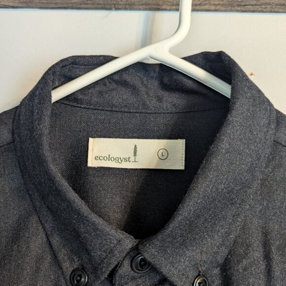 Ecologyst Light Merino Button-up Shirt Men's Large - Picture 2 of 7
